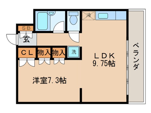 サンガ－デン山科の物件間取画像